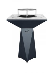 Artiss garden barbecue-firepit G1 BASIC graphite gril s podperou