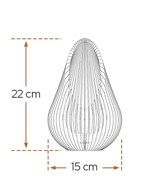 Svietnik Glowbus® Growdrops L rozmer