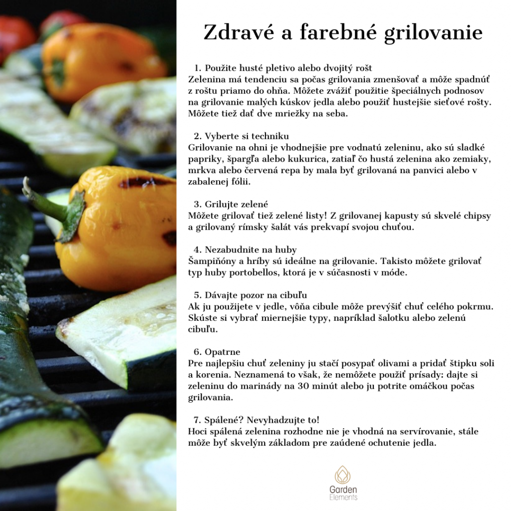 Zdravé a farebné grilovanie