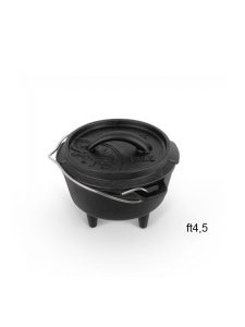Liatinový kotlík s nožičkami f4,5