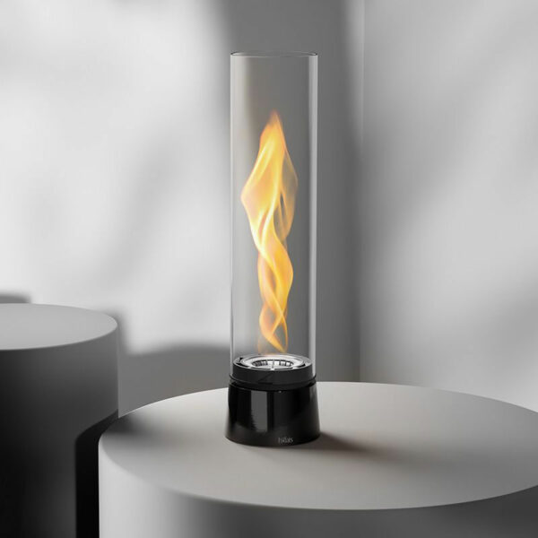 Bioetanolová stolová lampa Höfats Spin air 900 / 1200 čierna