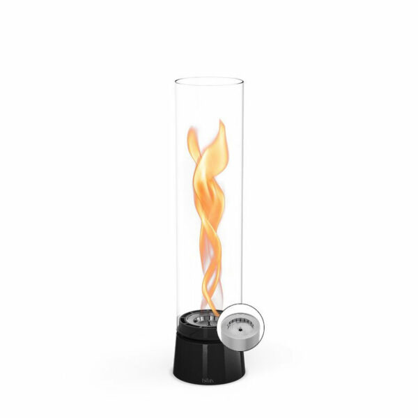 Bioetanolová stolová lampa Höfats Spin air 900 / 1200 čierna