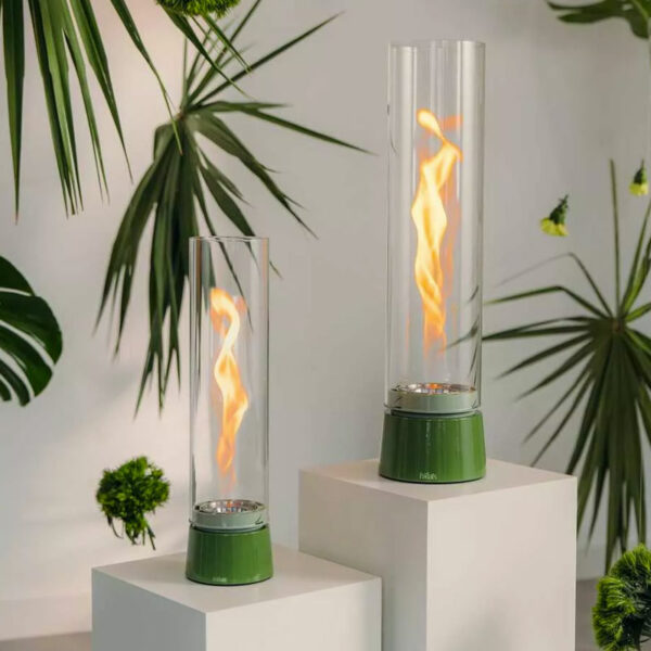 Bioetanolová stolová lampa Höfats Spin air 900 / 1200 zelený